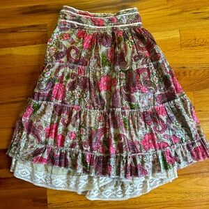 Floral print Skirt Size M